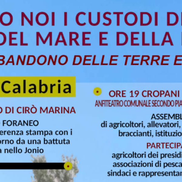 Una giornata in Calabria dei movimenti degli agricoltori e dei pescatori contro la crisi