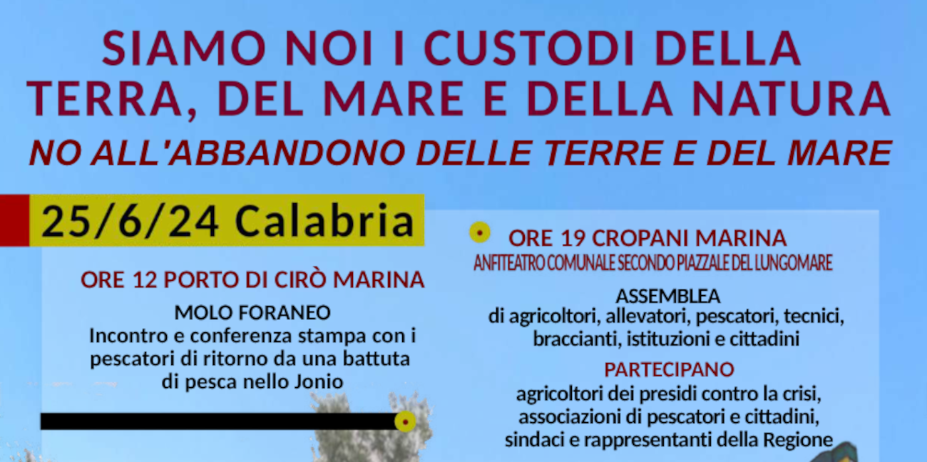 Una giornata in Calabria dei movimenti degli agricoltori e dei pescatori contro la crisi coapi-calabria_TESTATA